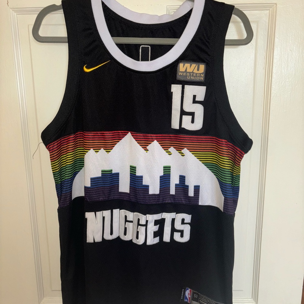 Black Denver Nuggets Basketball Jersey